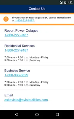 Avista android App screenshot 0